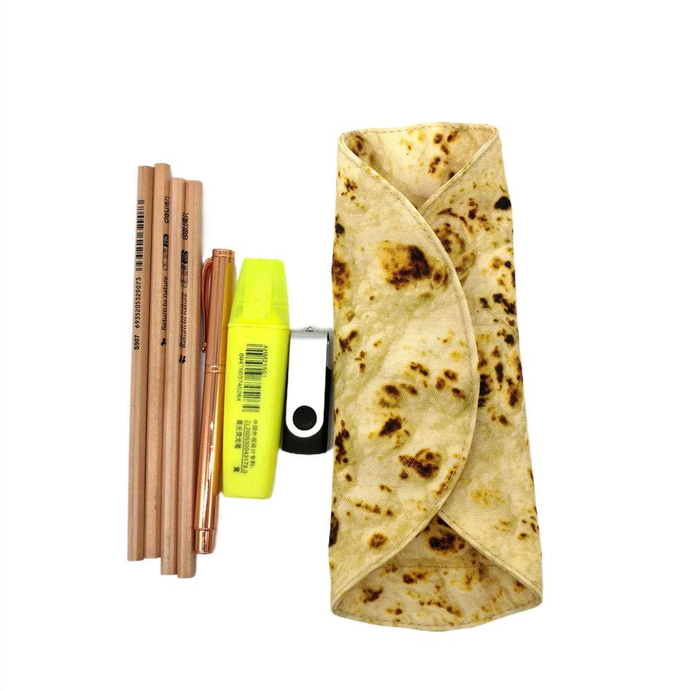 Collection Bag Pancake shape School Goods Pencil Cases Pencil Box Pen Bag Pancake Pencil Cases