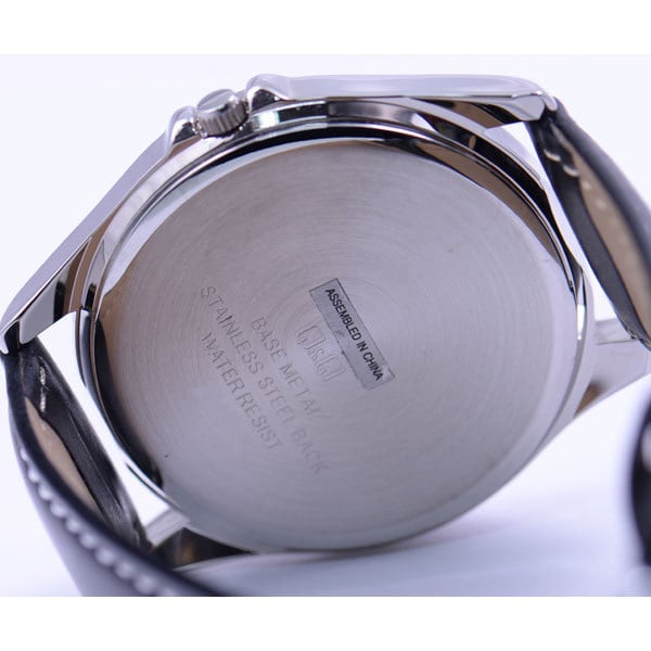 Citizen Мужской D026-304 ( Смотреть Q&Q День) Круглые часы, черные, аналоговые