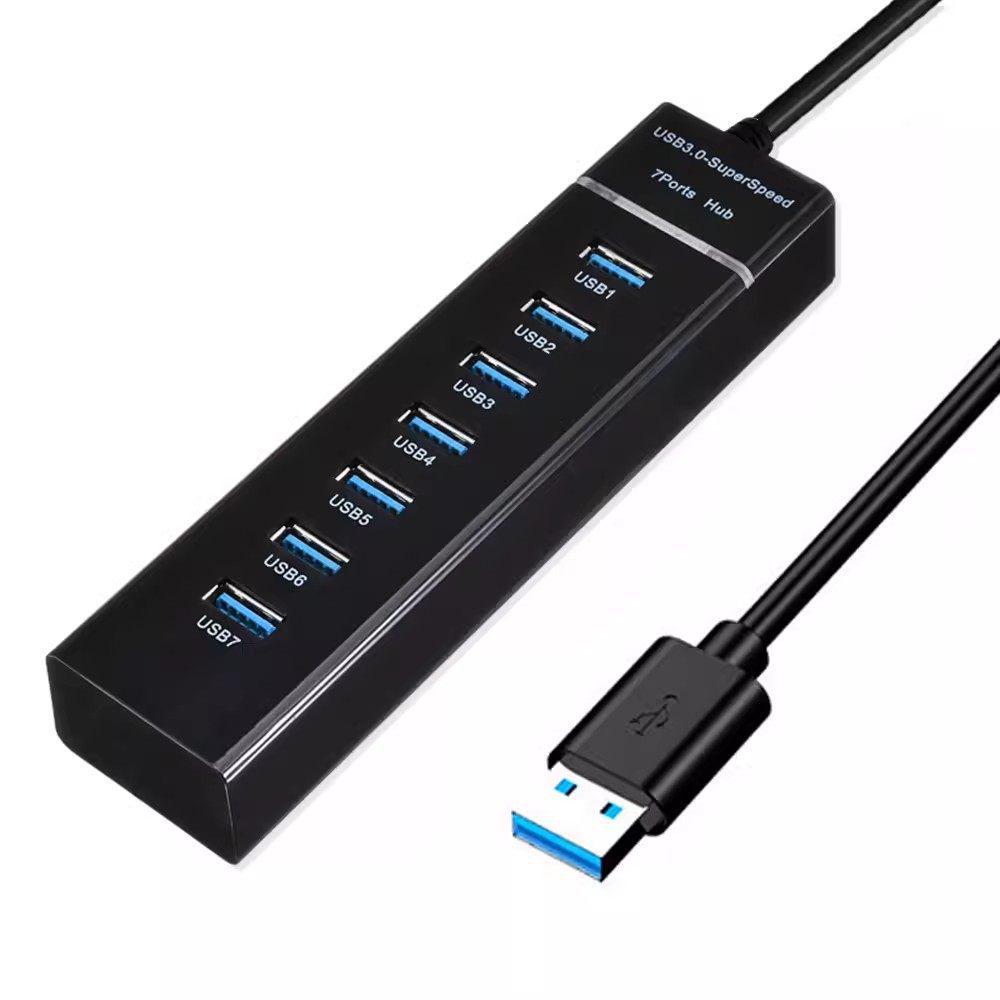 USB 3.0 Hub Splitter: 4-Port Expansion for Laptop, Mouse, Flash Drive