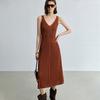 LILY Retro V-neck Sleeveless Dress for Women