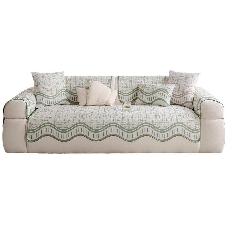 Digital Printing Process Summer New Special-Shaped Sofa Cushion Non-Slip And Breathable One-Piece Ice Silk Mat Seat Cushion