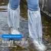 High-Top Waterproof Non-Slip Disposable Shoe Covers for Adults & Kids - Heavy-Duty, Outdoor Use
