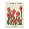 Abstract Flower Market Art Canvas Poster Aesthetic Matisse Painting Retro Floral Print Nordic Wall Picture for Living Room Decor