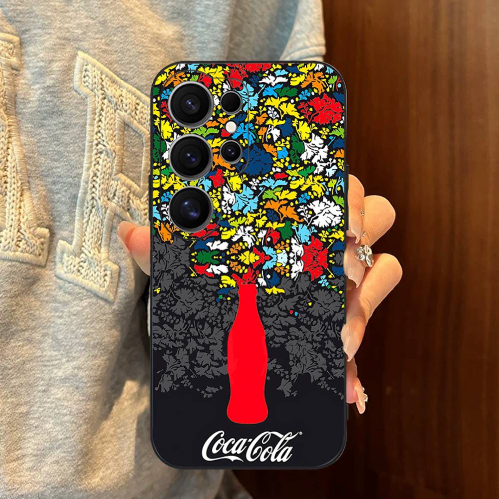 Чехол для телефона Hot C-Coca Drinks C-Cola для Samsung S 24 Fe 25 Ultra Plus 20 Lite 21 30 22 23 24 22 Ultra 5G Fundas