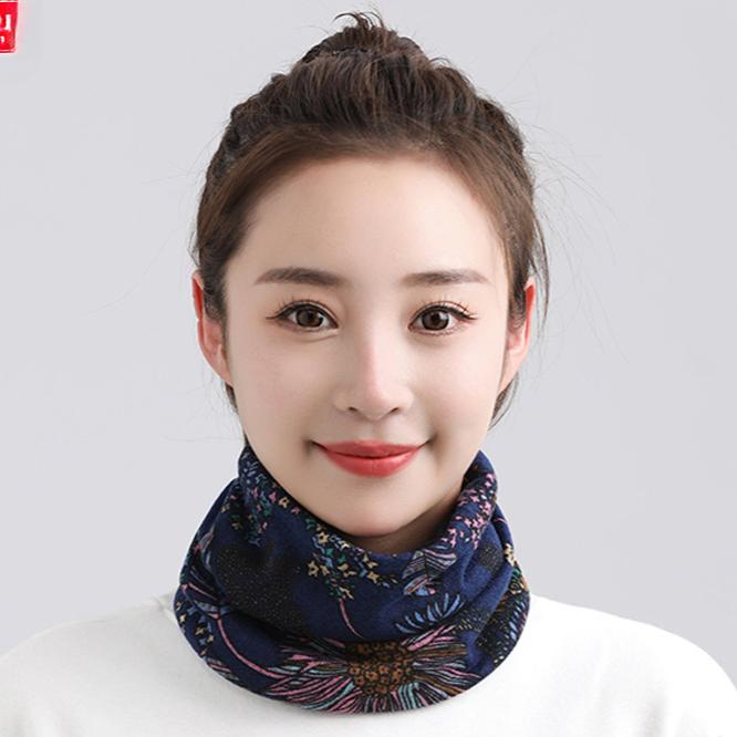 Винтажный снуд с узором снежинок, набор в стиле бохо, мягкий, теплый, эластичный, шапки, зимний, для улицы, ветрозащитный, холодозащитный, защита шеи