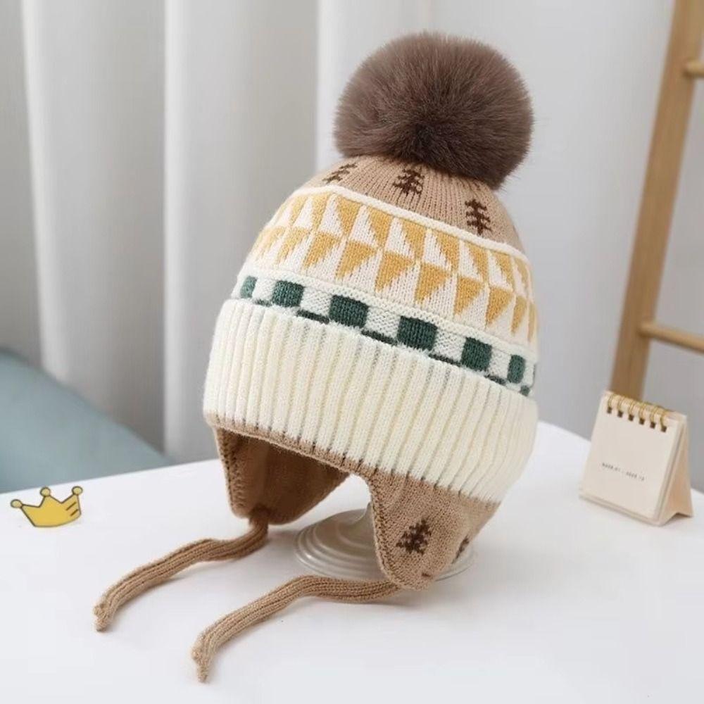 Soft Baby Beanie Caps Ear Protection Earflap Winter Hat Winter Warm Earflap Beanie Kids