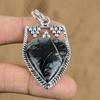 Natural Picasso Jasper Gemstone Pendant 925 Sterling Silver Jewelry For Girls