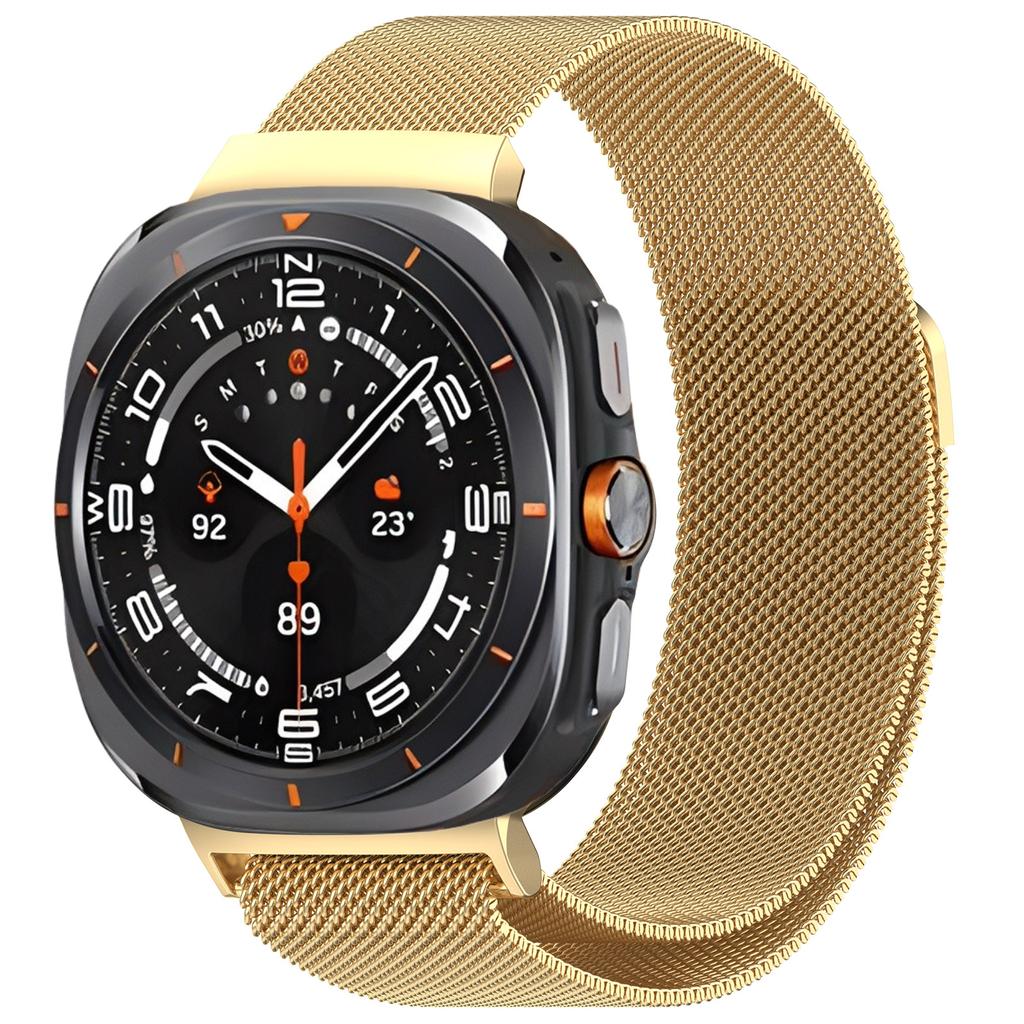 Ремешок Milanese Loop для Samsung Galaxy Watch 7 Ultra 47 мм из нержавеющей стали, магнитный браслет без зазоров, ремешок Galaxy Watch 7 Ultra 47