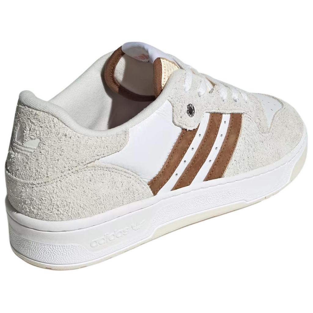 Solebox x adidas Rivalry Low Consortium Неаполитанские Мужские Кроссовки Белые Облачно-Белые Дико-Коричневые ID2879