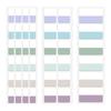 Notebook Page Label Solid Color Index Label Mark Stickers Self-adhesive Categorized Label Marker Paper for Diary Agenda Planner
