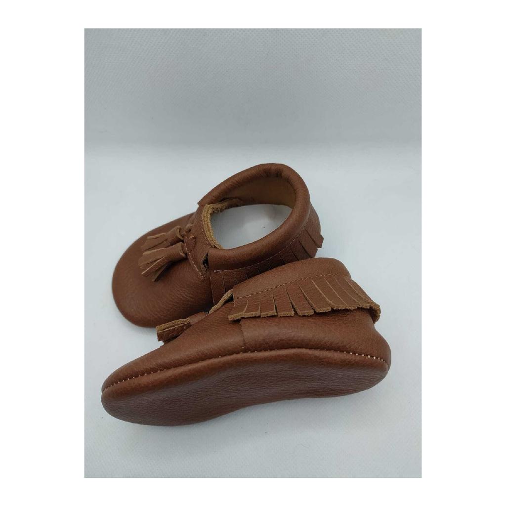 Детские мокасины King Model коричневого цвета, пинетки, детская обувь