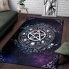 Raven and Wolf Yggdrasil Tree of Life Area Rug Living Room Decorative Floor Carpet Rugs Gothic Witchy Area Rug Witch Altar Rug