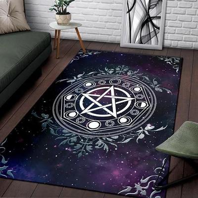 Ворон и Волк Иггдрасиль Древо Жизни Коврик Гостиная Декоративный Напольный Ковер Коврики Готический Коврик Ведьмы Коврик Коврик Алтаря Ведьмы
