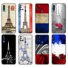 Black Tpu Case For Samsung Galaxy A50 50S A30S A10 A01 A11 A21S A31 A41 A51 A71 M21 M30S S10 LITE France Flag Paris Eiffel Tower