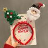 Fluffy Plush Christmas Headband Christmas Hat Children Headwear Cartoon Santa Claus Hairband