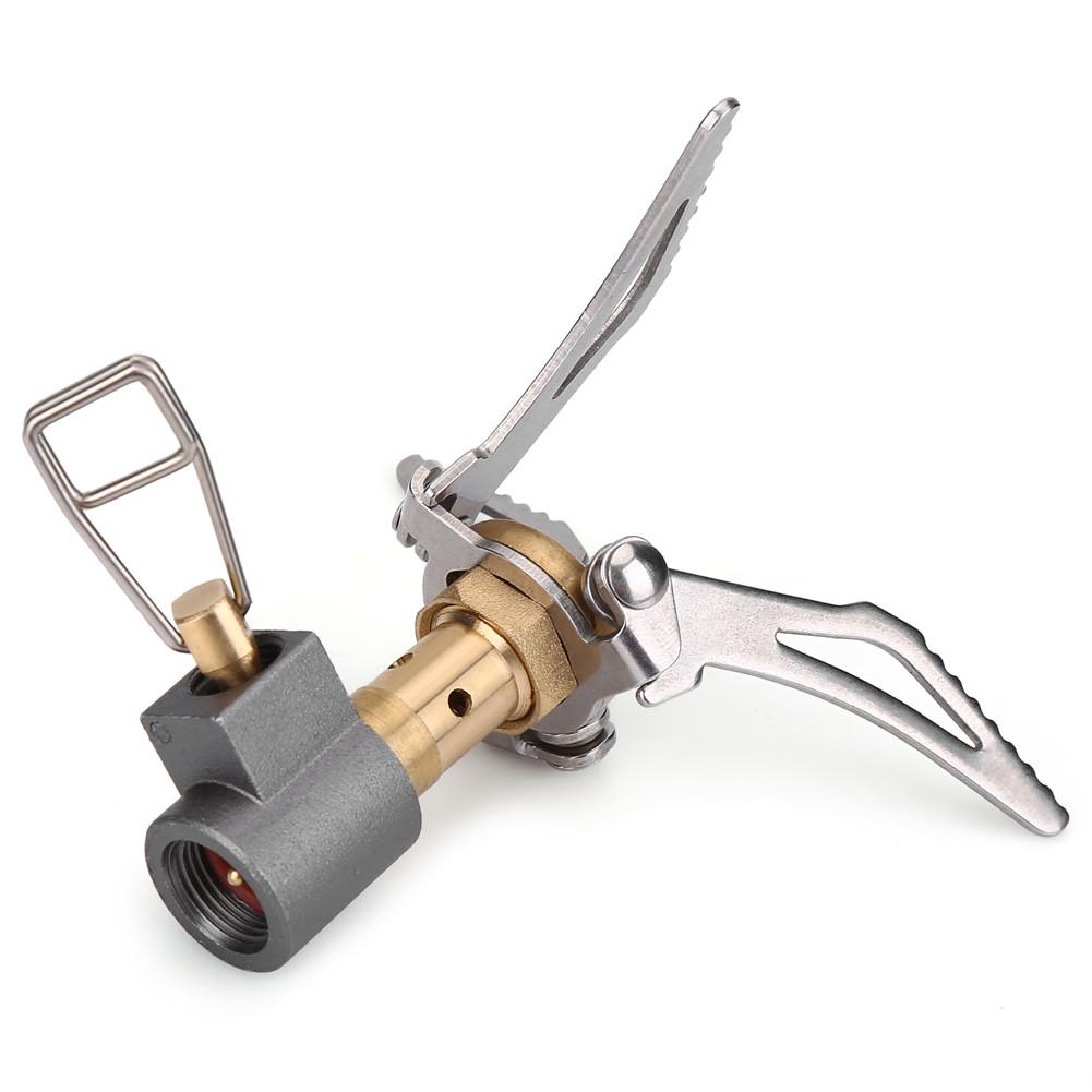 Портативная мини-складная прочная металлическая походная газовая плита для приготовления пищи, горелка