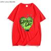 Музыка G-green Day Футболки рок-группы Унисекс Футболки унисекс из 100% хлопка Красивые футболки Unisexga Графическое чувство дизайна Aldult LOOSE