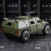 1/28 масштаб Dongfeng Warriors, литая под давлением модель автомобиля из сплава в стиле милитари, игрушечный грузовик с откатным механизмом со звуком и светом для детей и взрослых, подарочная коллекция