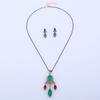 European Vintage Pendant Jewelry Set With Highend Resin For Gift And Celebration