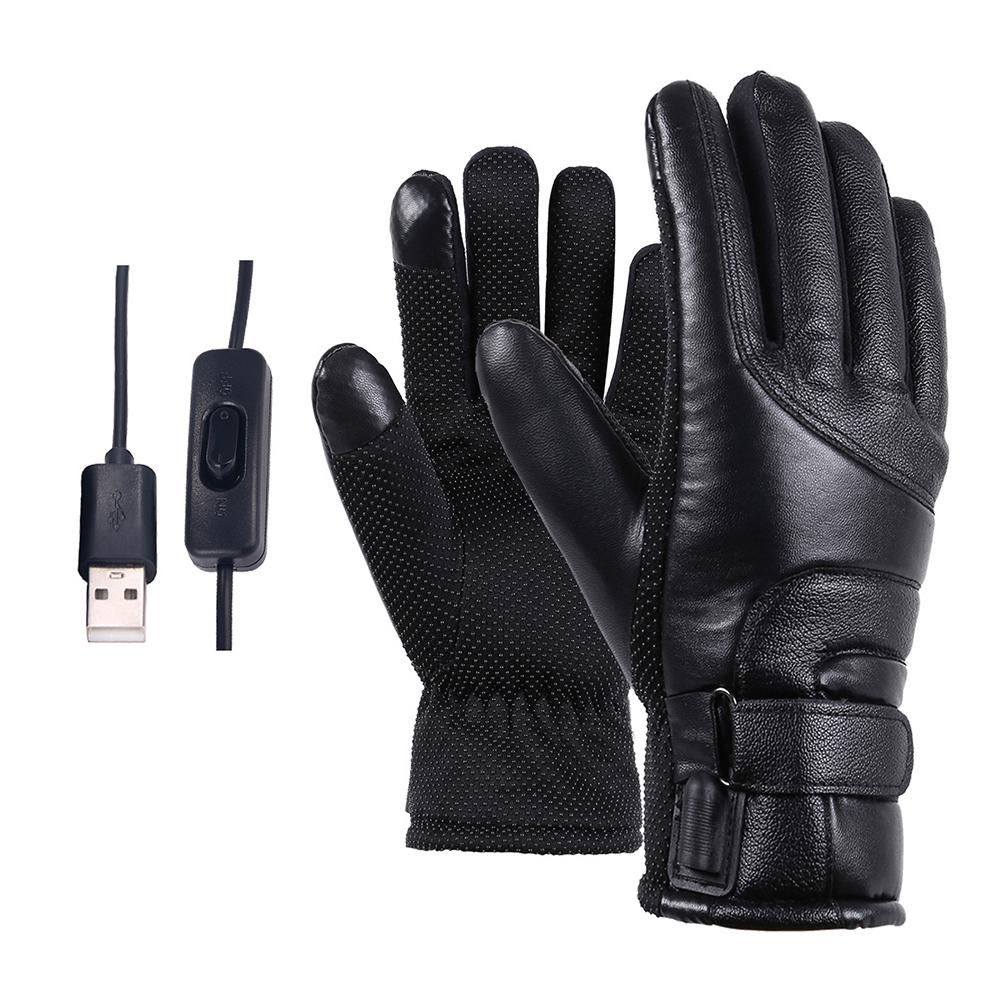 USB Теплые перчатки с подогревом для рук, сенсорные, USB Электрические перчатки с подогревом, Ветрозащитные, Постоянная температура для дома в помещении, улицы