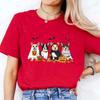 Halloween Dog Fashion T Shirt Tops Women Harajuku Graphic Tees Shirt Femme Corgi Dogs Halloween Women's T-shirt Clothes Tops
