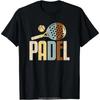 Padel Paddle Tennis Raketka To'pi Vintage Ranglar Grafikli Futbolka Kundalik Sport Kiyimi Streetwear Erkaklar Kiyimi Camisetas