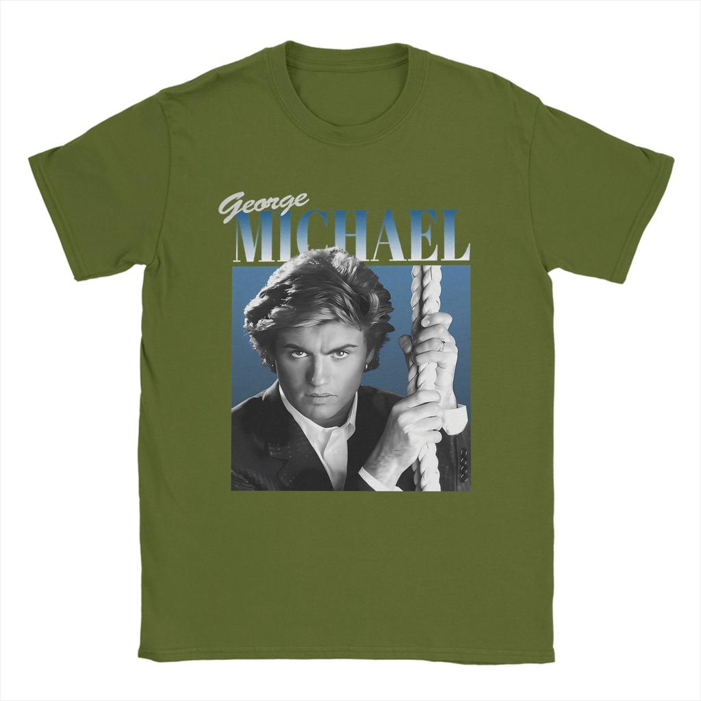Unisex Last Christmas Album George Michael T Shirt Pure Cotton Clothing Casual Short Sleeve O Neck Tee Shirt Gift Idea TShirt