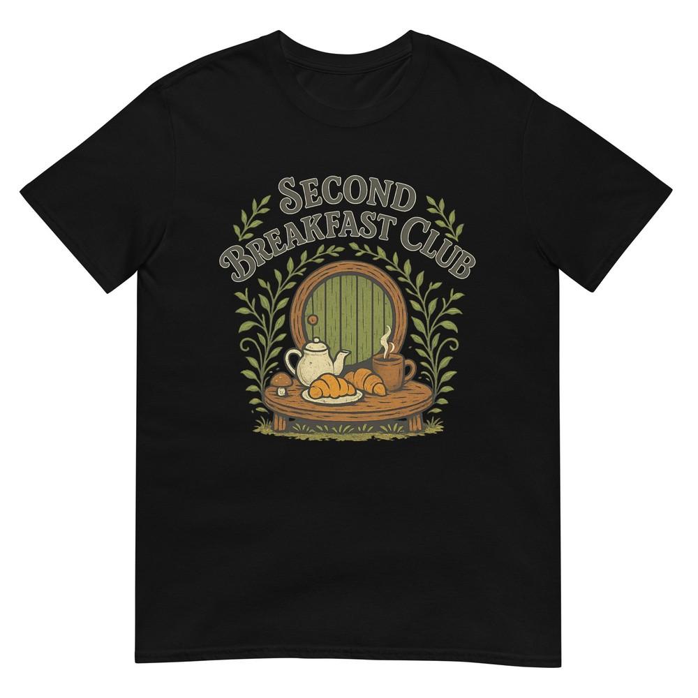 Second Breakfast Club Retro Cottagecore Brunch Bakery Lovers Tshirt