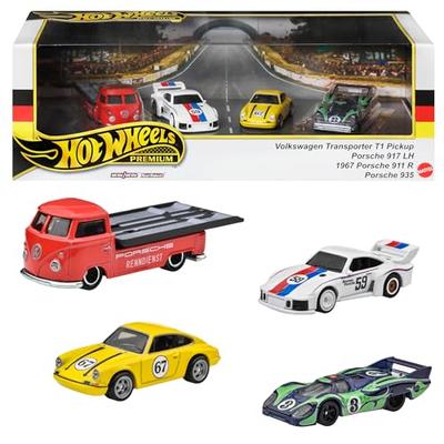 Набор Hot Wheels Premium Collector - Porsche Rennsport [4 литых машинки] [Возраст 3+] HRT54