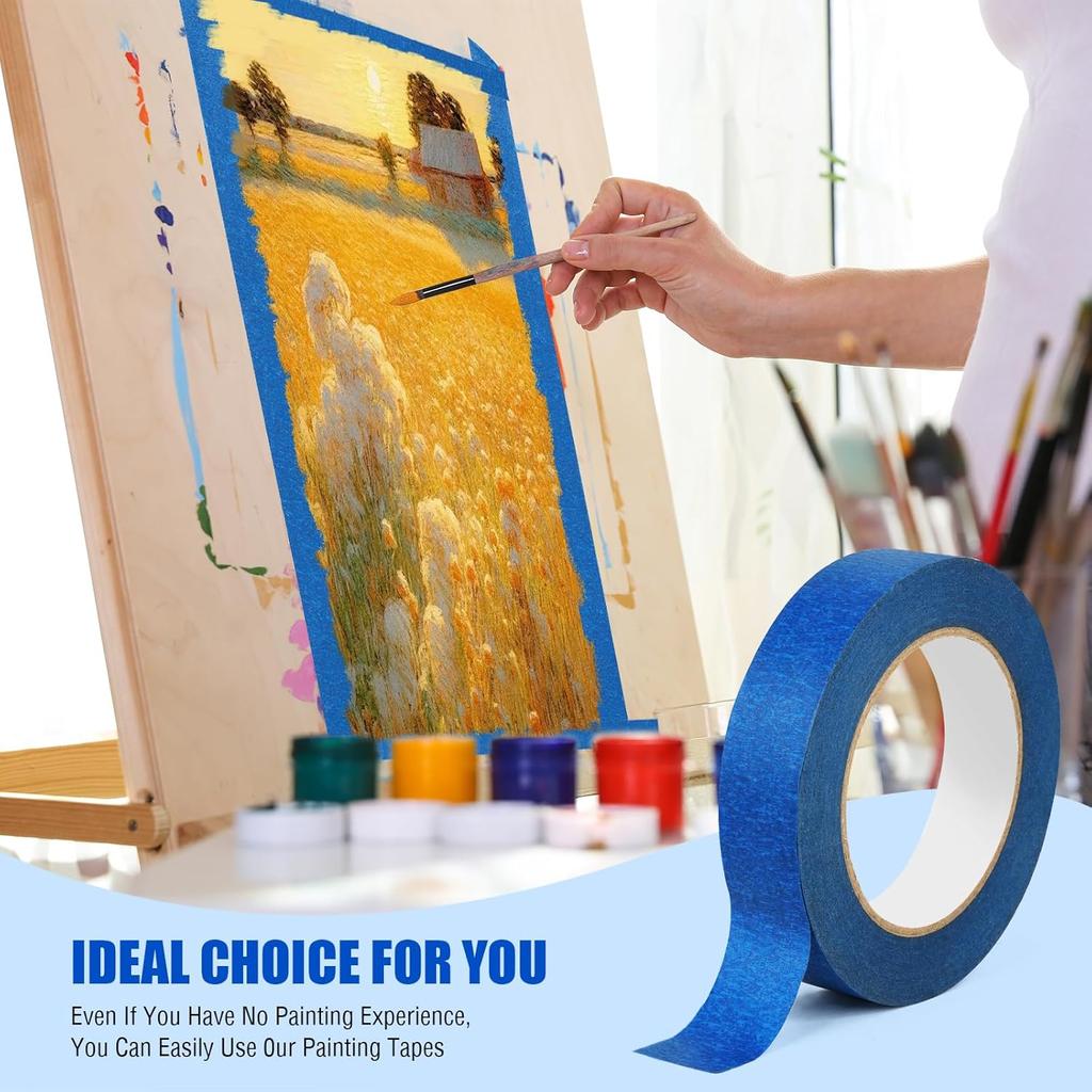 Blue Masking Tape, Decorative Grout Stickers, Protective Tape, Car Paint Masking, Furniture Paint, Colored Writable Tape