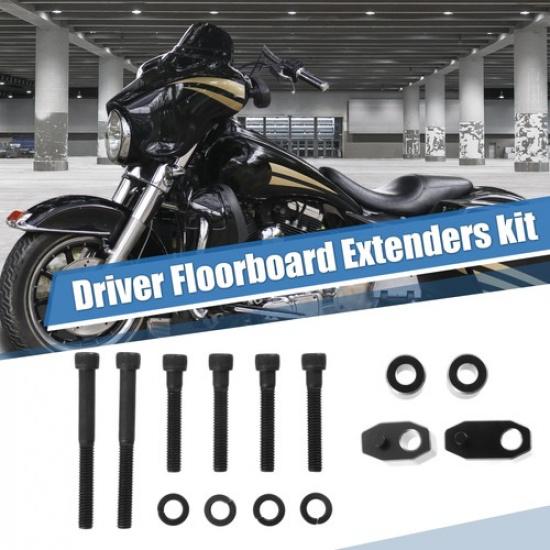 1 Set Motorcycle Pedals Board Spacer Extension Kit for Harley Touring Road
