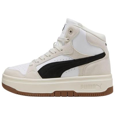 Rebound Femme Mid Замша Белый Черный Морозно-Слоновая Кость Женские Кроссовки Крем 402595-01