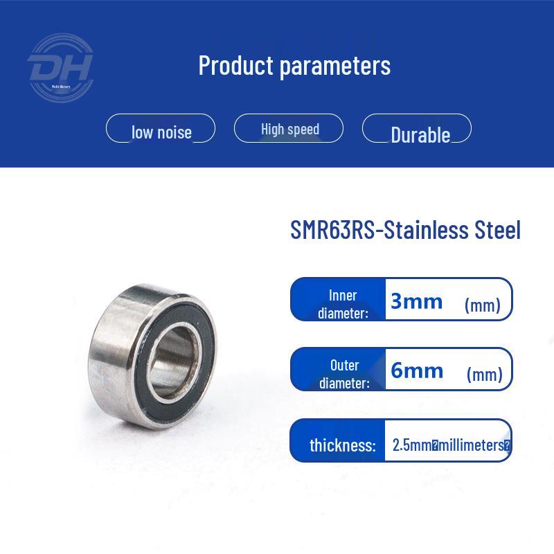 Rust-Proof Stainless Steel Miniature Pulley with Deep Groove Ball Bearing - Anti-Corrosion Gyroscope Ornament Accessory