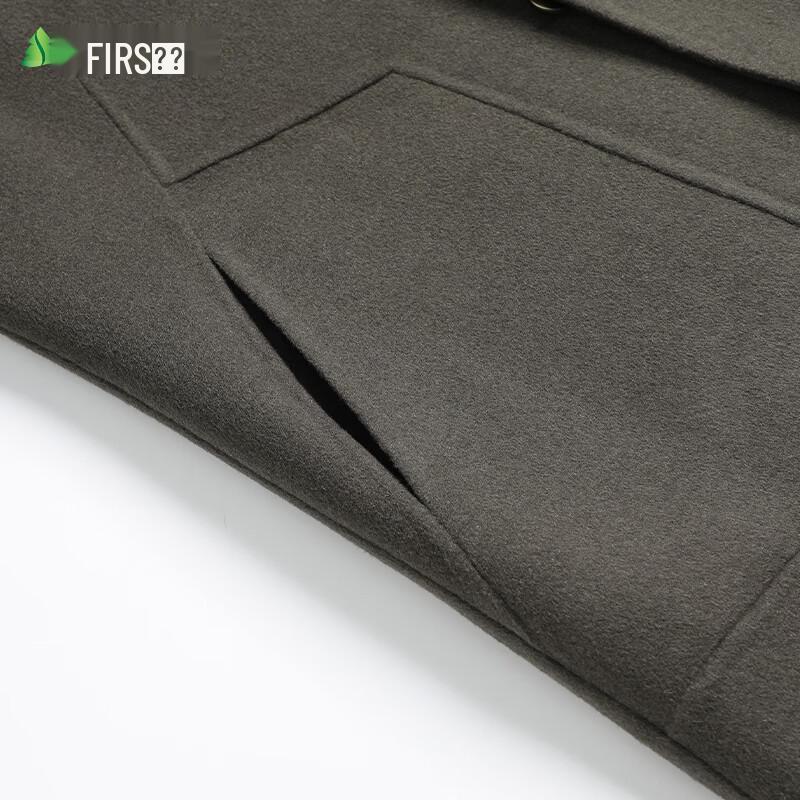 Мужское двустороннее пальто оверсайз из смесовой шерсти Shanshan