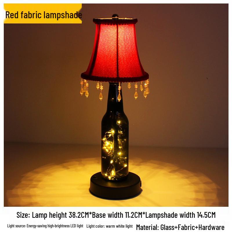 Перезаряжаемая светодиодная настольная лампа в скандинавском стиле для бара — ночник с эффектом создания атмосферы для отелей и ресторанов.