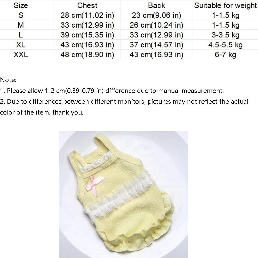 Fashion Breathable Pet Tank Top Floral Lace Princess Style Dog Vest Lightweight Sleeveless Puppy Sling Skirt Outdoor Walk