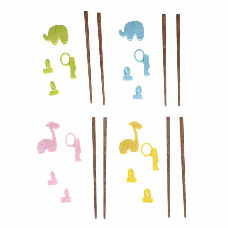 1 пара/коробка детские обучающие палочки для еды деревянные многоразовые обучающие палочки для еды