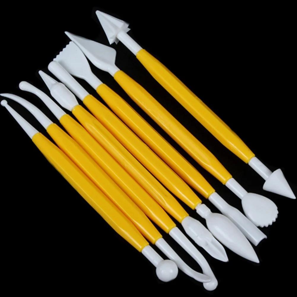 8 шт./компл. ручные наборы ножей для резки тортов из помадки инструменты для украшения выпечки инструменты для моделирования украшения своими руками