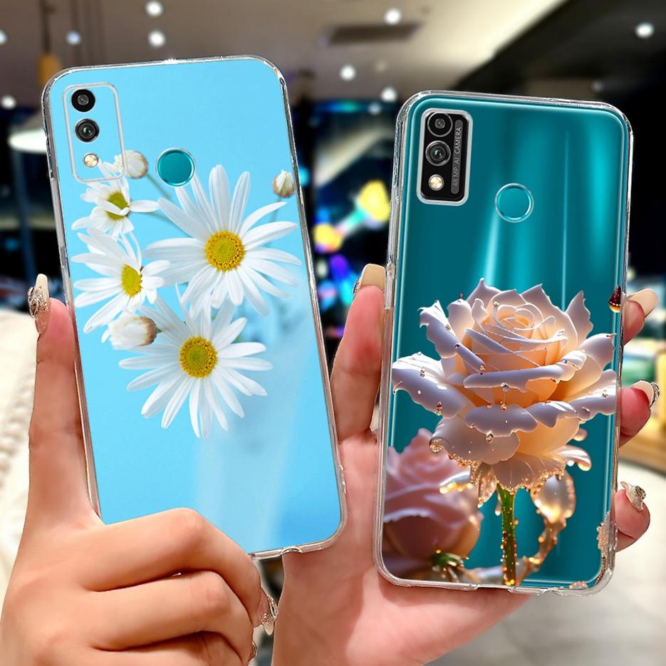 Чехол для Honor 9X Lite JSN-L21 JSN-L22 Милый Чехол с Рисунком Сердечко Любви Мягкий Силиконовый Чехол Для Honor 10X Lite DNN-LX9 10XLite Оболочка