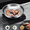 Frying Pan Pancake Pan with Lid Multi Functional Nonstick Cookware Titanium Hammered Skillet For Induction Cooktop Camping