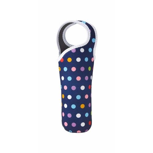 Tone Bottle Cover, Neoprene, Navy Dots, 500ml, TC-01