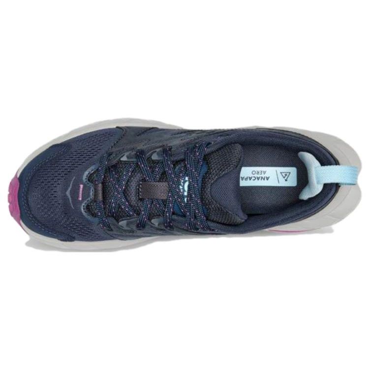 HOKA Anacapa Breeze Low Космический Серый Гавань Туман Женские Кроссовки Синий 1127921-OSHM