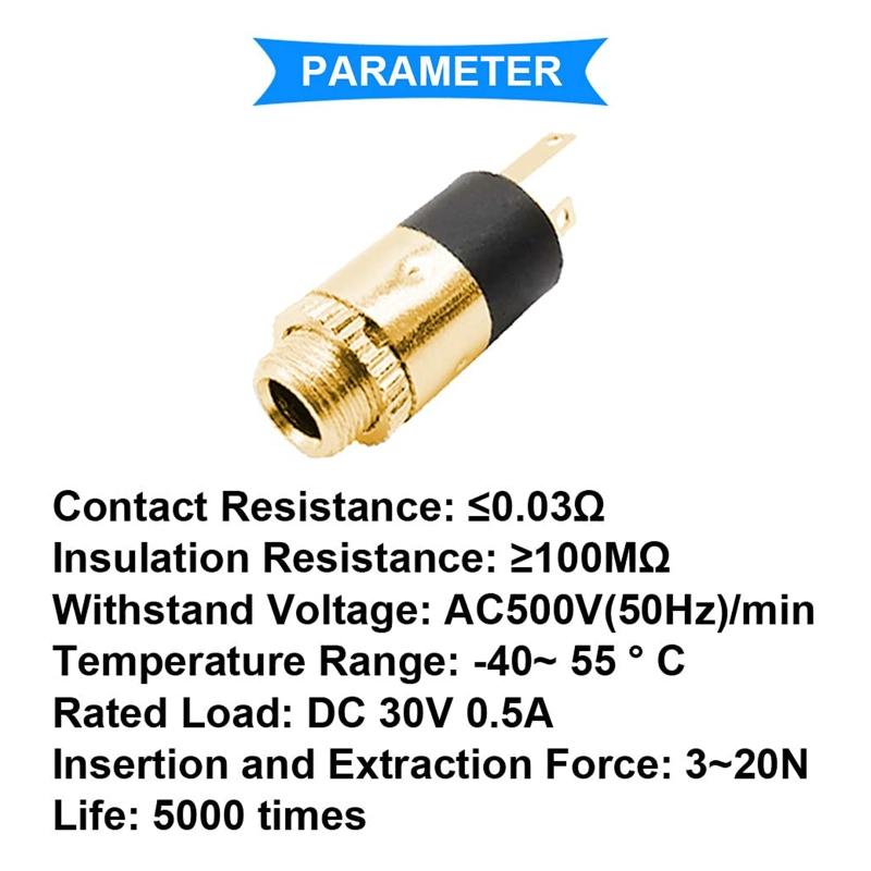 1/5/10pcs PJ392 Female Sockect Stereo Jack 3.5 Audio Connector 3.5mm Stereo Headphone Audio Video Jack Socket Accessory