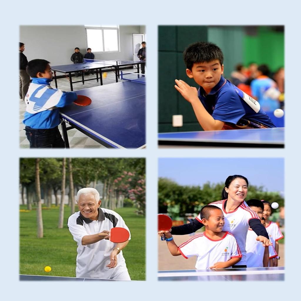 NEXSTAGES Portable Table Tennis Set with and Openable and Retractable Perfect for Home Includes Storage Compact and Lightweight Racket, Net, Ball,