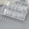 240 Pcs Clear False Nail Tips Full Cover Stick on Nail Press On Nail Artificial Nail Extras Long Nail Tips