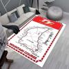 Ковры и коврики Isle of Man TT Ковер для мотоциклетных соревнований Декор для гостиной и спальни Мягкий ковер для большой площади Коврик для детской комнаты