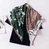 Spring And Summer Satin Long Scarf For Women Sunscreen Shawl Fashionable Beauty Scene Satin Long Scarf Versatile Travel Scarf