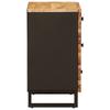Bedside Chest in Brown 50 x 33 x 62 cm Solid Mango Wood