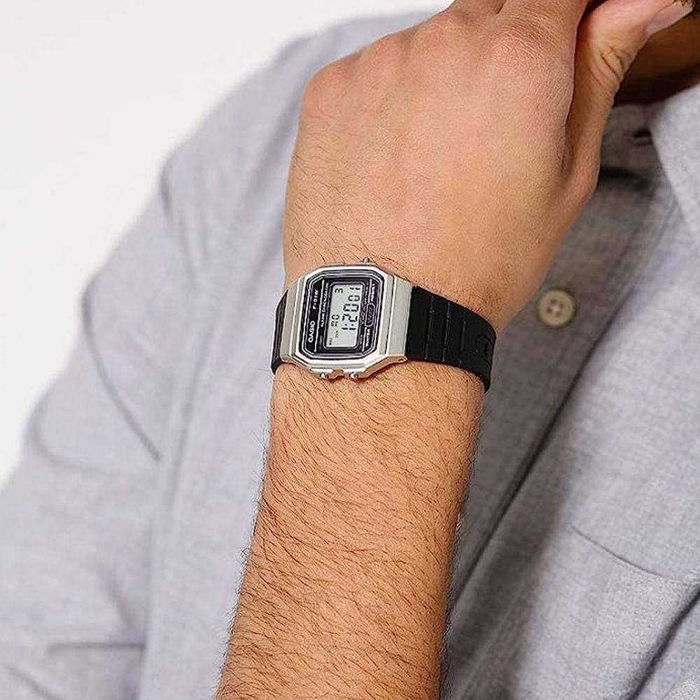 Casio Мужские ЧАСЫ ЧЕРНЫЕ серии VINTAGE F-91WM-7ADF F-91WM-7ADF
