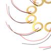 10Pcs 27Mm Sounder Sensor Trigger Drum Disc + Wire Copper Piezo Elements